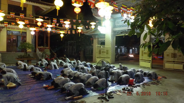 Chùa Đức Hòa khai kinh Khánh đản