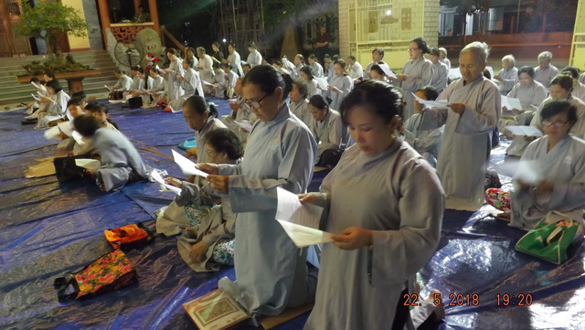 Chùa Đức Hòa khai kinh Khánh đản