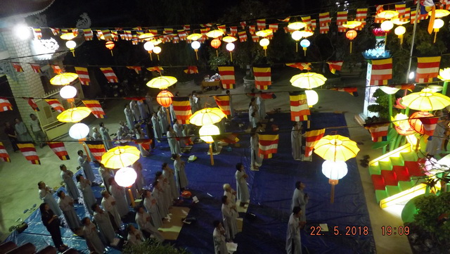 Chùa Đức Hòa khai kinh Khánh đản