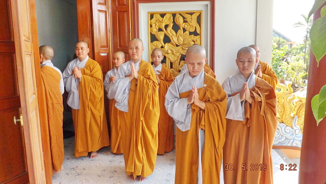 Phật giáo thị xã Ninh Hòa tác pháp an cư