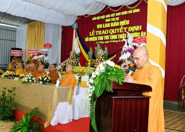 TP. Cần Thơ: Bổ nhiệm trụ trì Tịnh thất Phước Ân