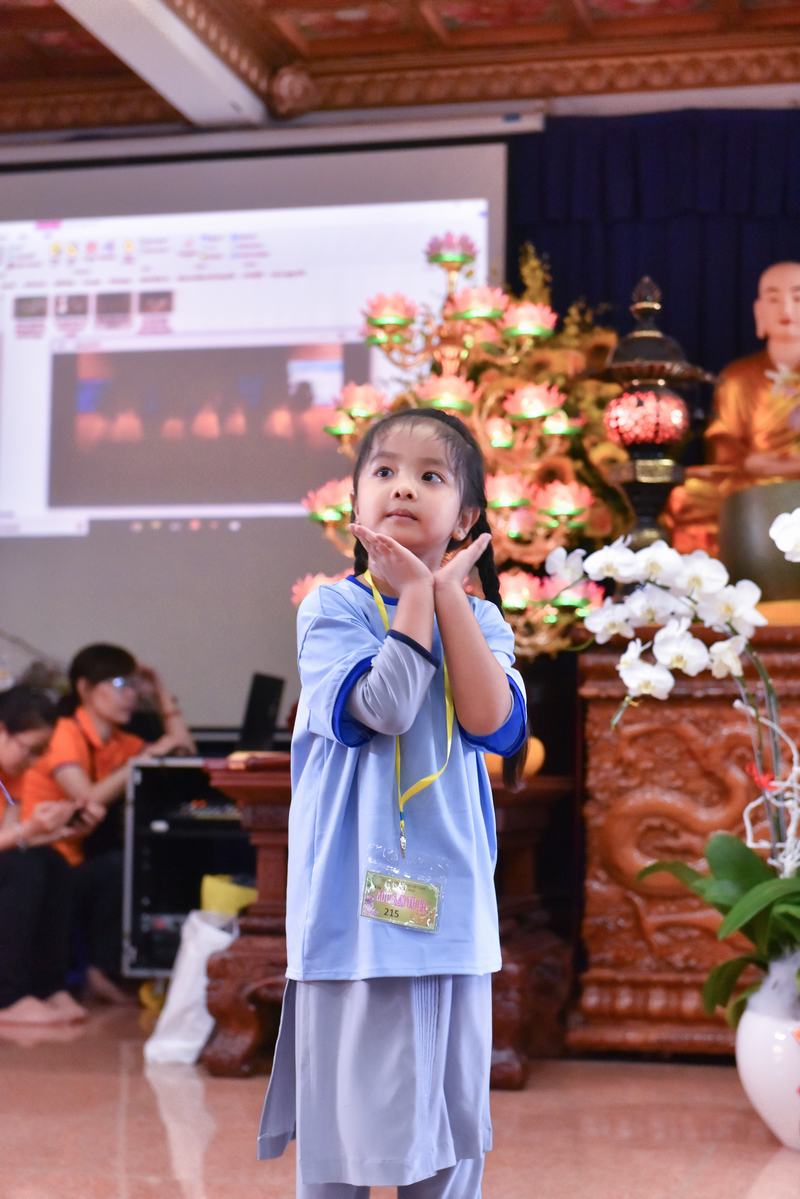 Khóa tu ‘’Búp sen từ bi’’ lần thứ 12 Chùa Giác Ngộ, ngày 14-4-2018