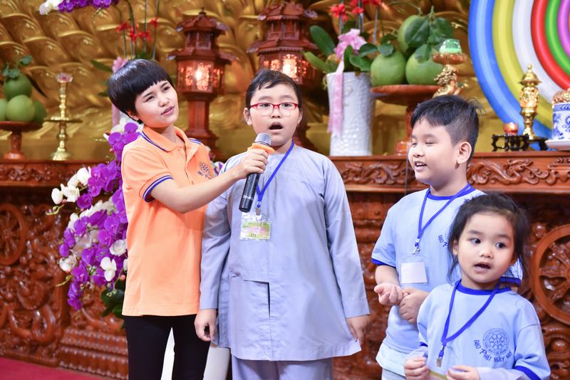 Khóa tu ‘’Búp sen từ bi’’ lần thứ 12 Chùa Giác Ngộ, ngày 14-4-2018