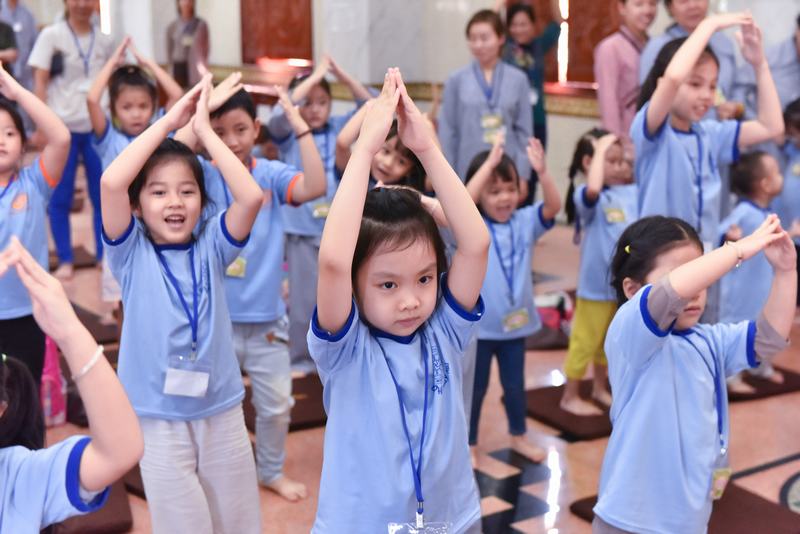 Khóa tu ‘’Búp sen từ bi’’ lần thứ 12 Chùa Giác Ngộ, ngày 14-4-2018