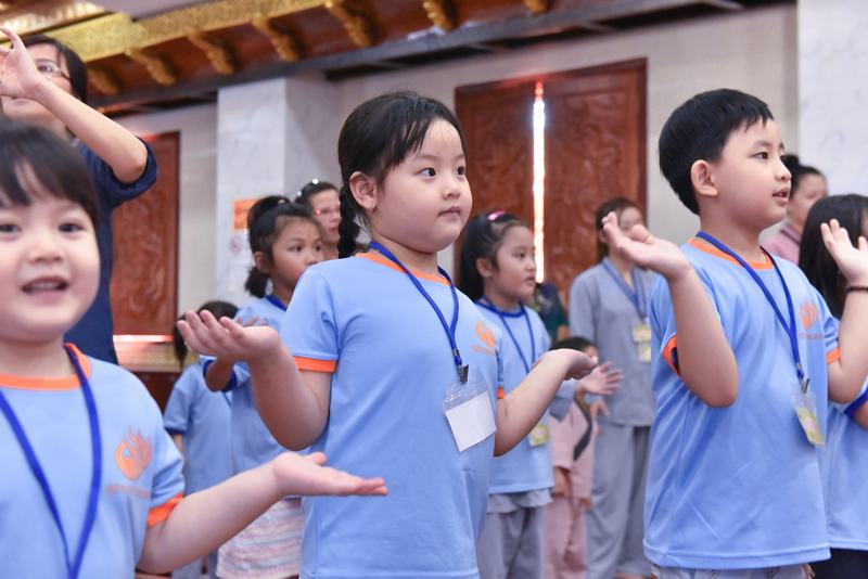 Khóa tu ‘’Búp sen từ bi’’ lần thứ 12 Chùa Giác Ngộ, ngày 14-4-2018