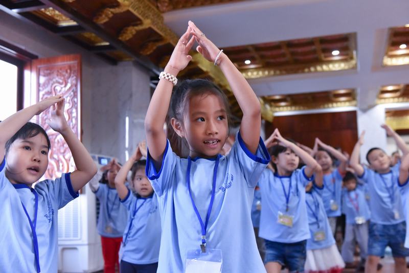 Khóa tu ‘’Búp sen từ bi’’ lần thứ 12 Chùa Giác Ngộ, ngày 14-4-2018