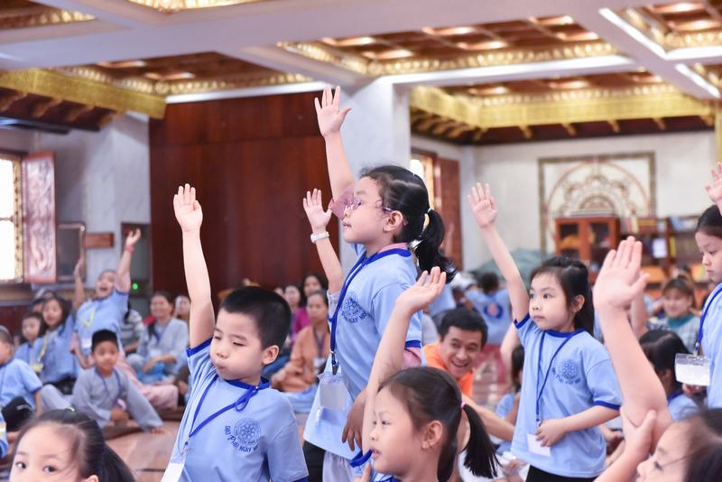 Khóa tu ‘’Búp sen từ bi’’ lần thứ 12 Chùa Giác Ngộ, ngày 14-4-2018