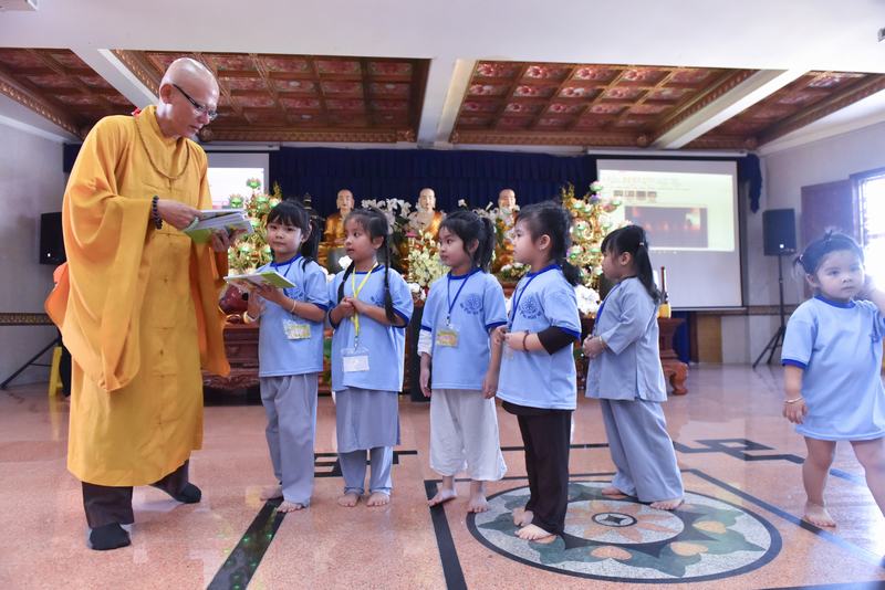 Khóa tu ‘’Búp sen từ bi’’ lần thứ 12 Chùa Giác Ngộ, ngày 14-4-2018