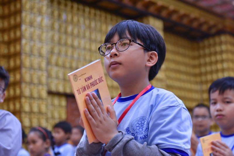 Khóa tu ‘’Búp sen từ bi’’ lần thứ 12 Chùa Giác Ngộ, ngày 14-4-2018