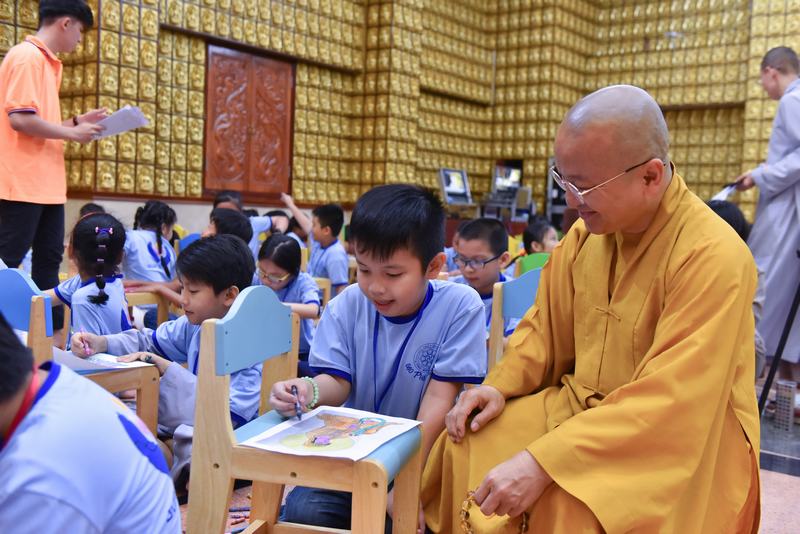 Khóa tu ‘’Búp sen từ bi’’ lần thứ 12 Chùa Giác Ngộ, ngày 14-4-2018