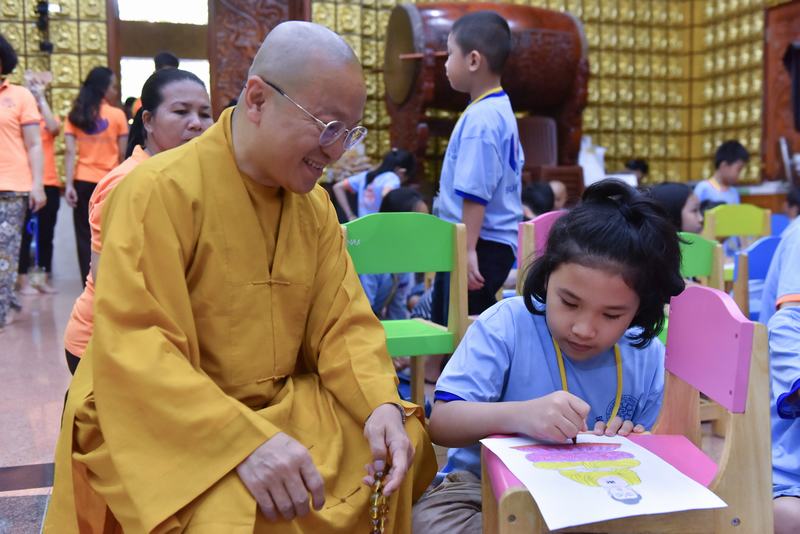 Khóa tu ‘’Búp sen từ bi’’ lần thứ 12 Chùa Giác Ngộ, ngày 14-4-2018