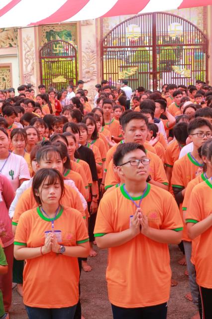 Hỷ lạc với ngày tu thứ hai - Khóa tu mùa hè chùa Huệ Minh