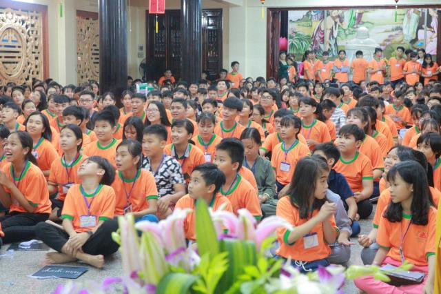 Hỷ lạc với ngày tu thứ hai - Khóa tu mùa hè chùa Huệ Minh