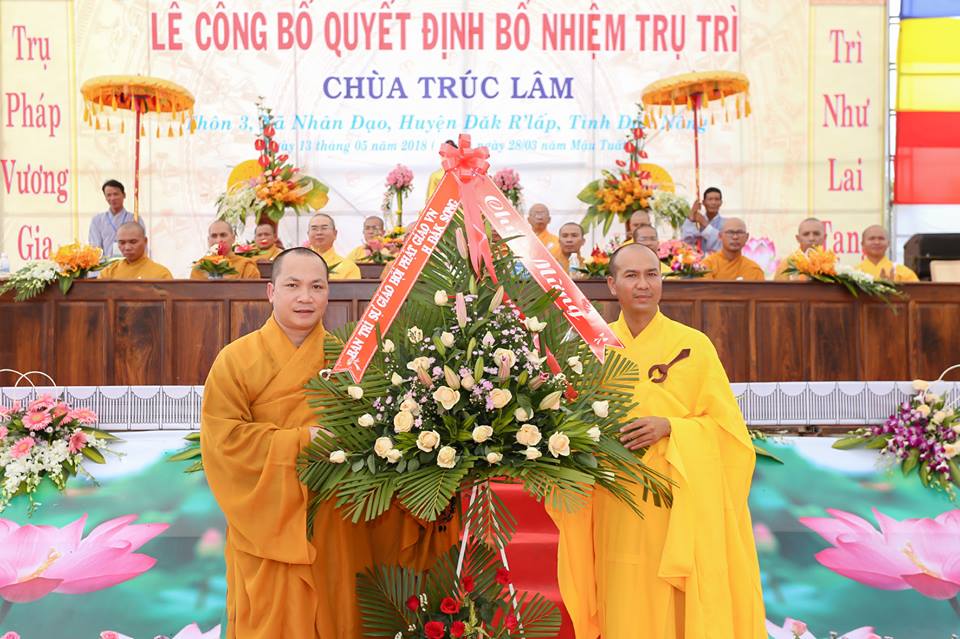 Lễ Bổ nhiệm trụ trì Chùa Trúc Lâm xã Nhân Đạo