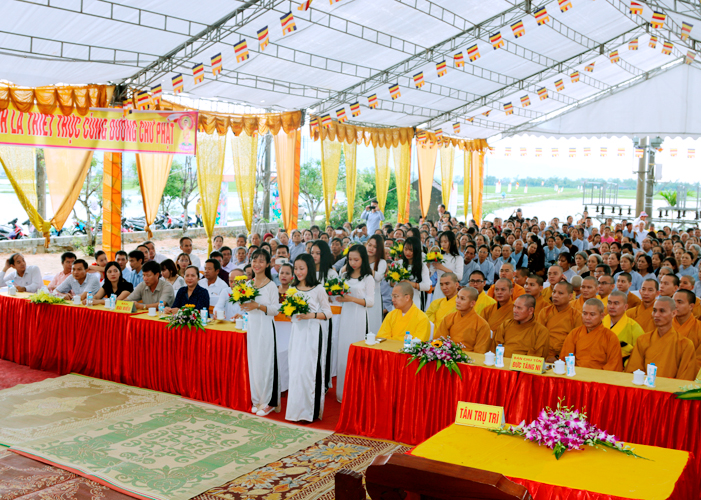 Hà Tĩnh: Lễ Bổ nhiệm trụ trì và động thổ xây dựng giảng đường chùa Chiêu Ninh