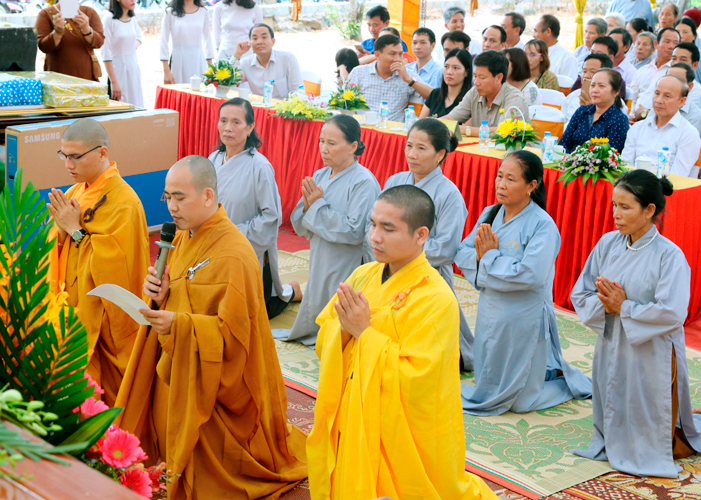 Hà Tĩnh: Lễ Bổ nhiệm trụ trì và động thổ xây dựng giảng đường chùa Chiêu Ninh