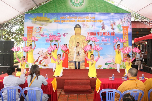 Ninh Bình: Khai mạc khóa tu mùa hè chùa Quang Sơn