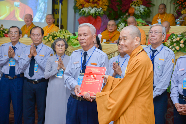 Ban hướng dẫn Phật tử T.Ư ra mắt nhân sự NK 8 (2017 – 2022)