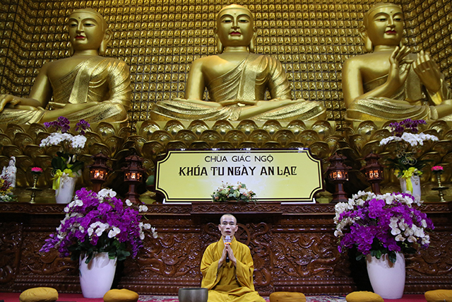 Chùa Giác Ngộ : Khóa tu Ngày an lạc và Tuổi trẻ hướng Phật lần thứ 48