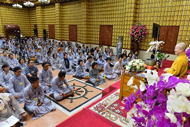 Chùa Giác Ngộ: Khoá tu Thiền Tứ Niệm Xứ - lần thứ 23 (15-07-2018)