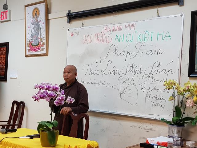 Pháp hỷ sung mãn tại trường hạ chùa Quang Minh - PL. 2562