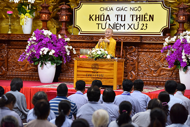 Chùa Giác Ngộ: Khoá tu Thiền Tứ Niệm Xứ - lần thứ 23 (15-07-2018)
