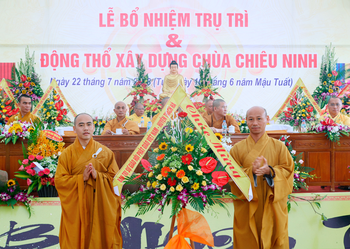 Hà Tĩnh: Lễ Bổ nhiệm trụ trì và động thổ xây dựng giảng đường chùa Chiêu Ninh