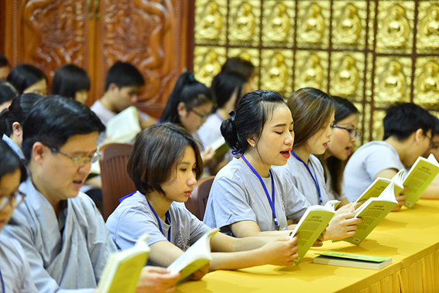 Chùa Giác Ngộ : Khóa tu Ngày an lạc và Tuổi trẻ hướng Phật lần thứ 48