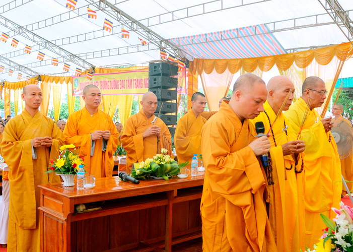 Hà Tĩnh: Lễ Bổ nhiệm trụ trì và động thổ xây dựng giảng đường chùa Chiêu Ninh