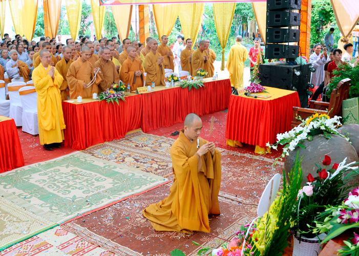 Hà Tĩnh: Lễ Bổ nhiệm trụ trì và động thổ xây dựng giảng đường chùa Chiêu Ninh