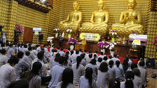 Chùa Giác Ngộ: Khoá tu Thiền Tứ Niệm Xứ - lần thứ 23 (15-07-2018)