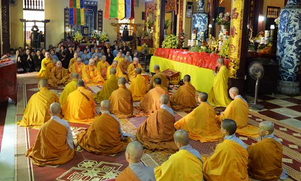 Hà Nội: Lễ Tự tứ tại đạo tràng An cư chùa Quán Sứ