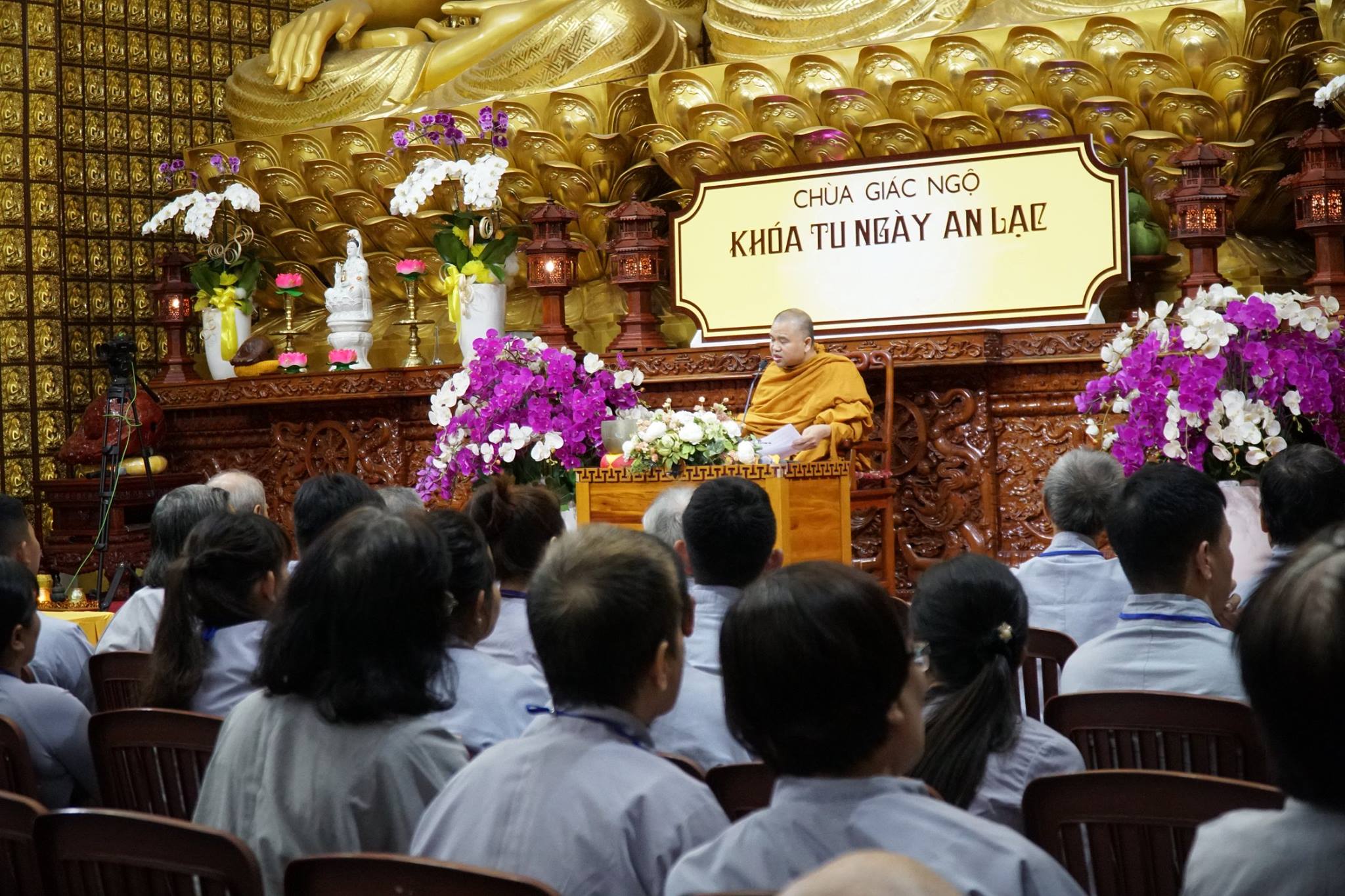 Chùa Giác Ngộ: Khóa tu ngày an lạc  ngày 22-07-2018 - ĐĐ Thích Giác Hoàng thuyết giảng đề tài : MƯỜI HẠNG NGƯỜI LÀM ĂN VÀ SỬ DỤNG TÀI SẢN