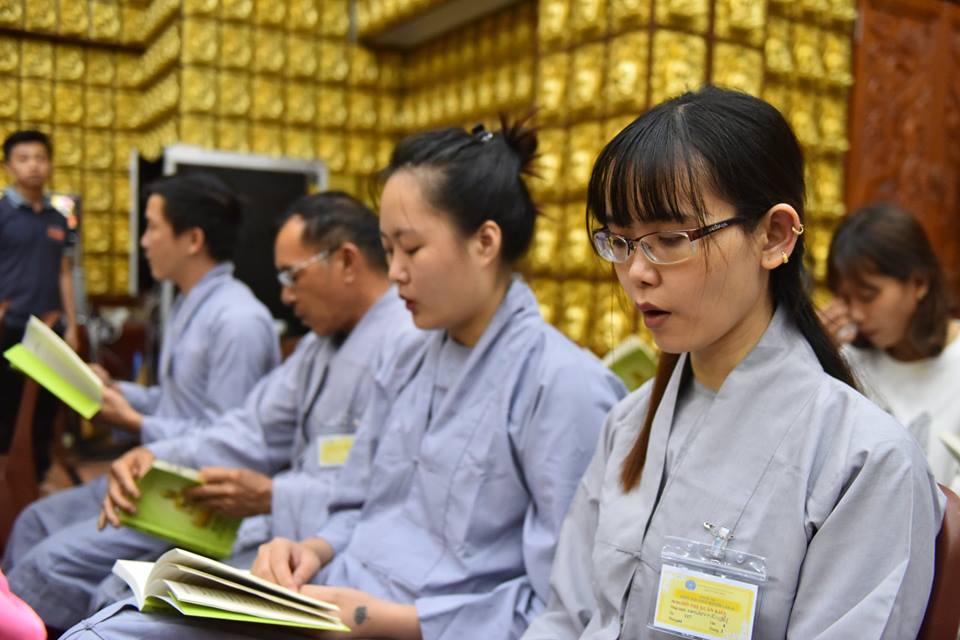 NGÀY TU THỨ 3 KHÓA TU XUẤT GIA GIEO DUYÊN KỲ 04 TẠI CHÙA GIÁC NGỘ