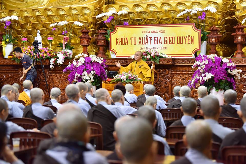 NGÀY TU THỨ 4 KHÓA TU XUẤT GIA GIEO DUYÊN 4