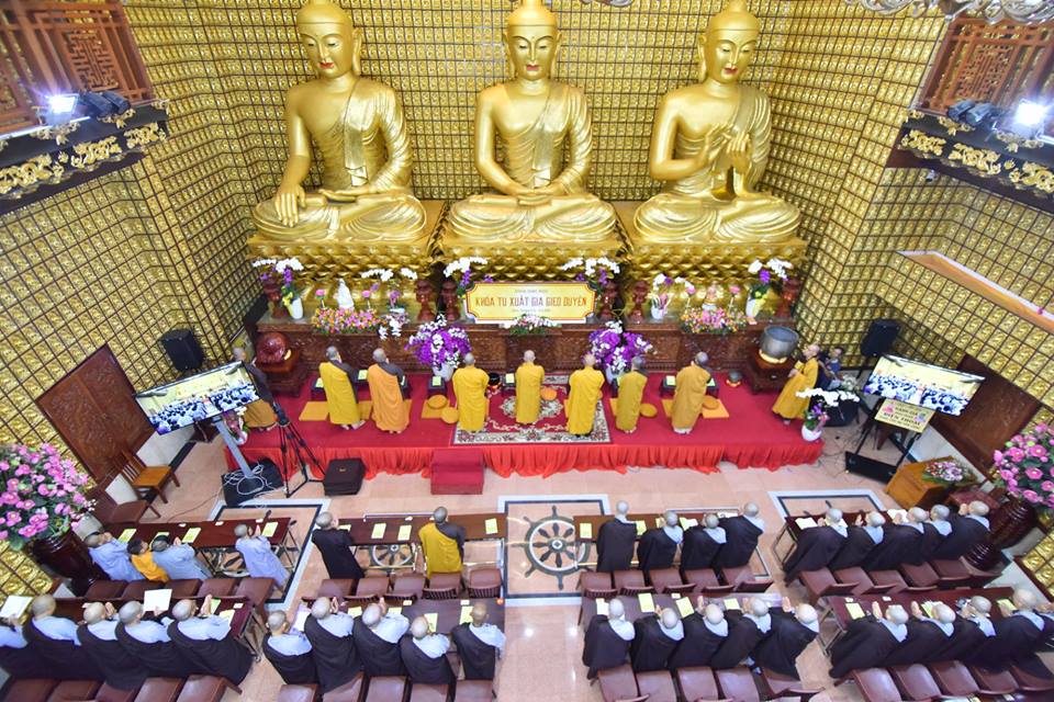 NGÀY TU THỨ 3 KHÓA TU XUẤT GIA GIEO DUYÊN KỲ 04 TẠI CHÙA GIÁC NGỘ
