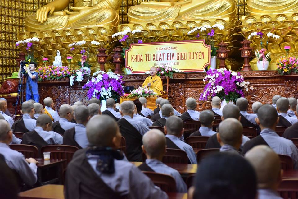 NGÀY TU THỨ 4 KHÓA TU XUẤT GIA GIEO DUYÊN 4