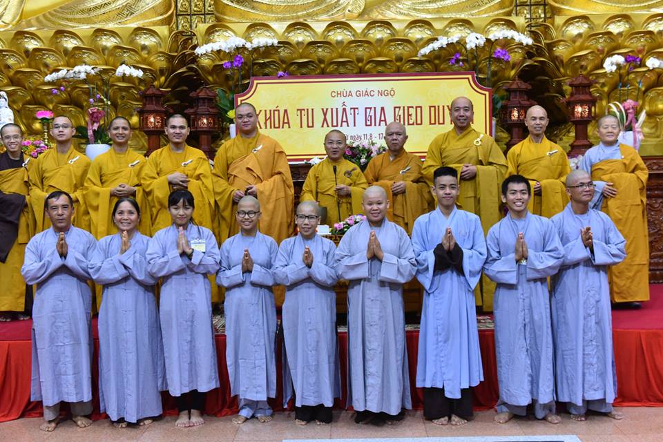 NGÀY TU HỌC CUỐI CÙNG &amp; LỄ BẾ MẠC KHÓA TU “XUẤT GIA GIEO DUYÊN” 4 DIỄN RA TỐT ĐẸP