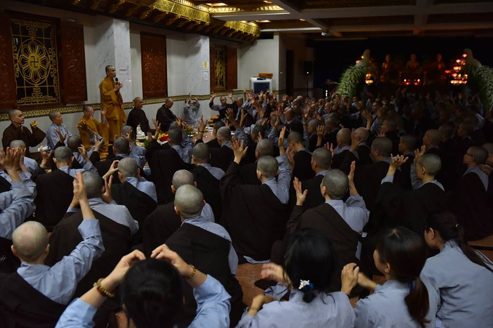 NGÀY TU ÁP CHÓT KHÓA TU “XUẤT GIA GIEO DUYÊN” 4 TẠI CHÙA GIÁC NGỘ