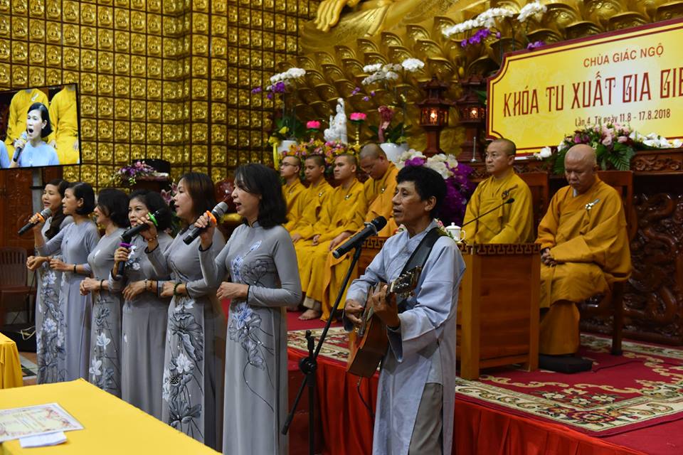NGÀY TU HỌC CUỐI CÙNG &amp; LỄ BẾ MẠC KHÓA TU “XUẤT GIA GIEO DUYÊN” 4 DIỄN RA TỐT ĐẸP