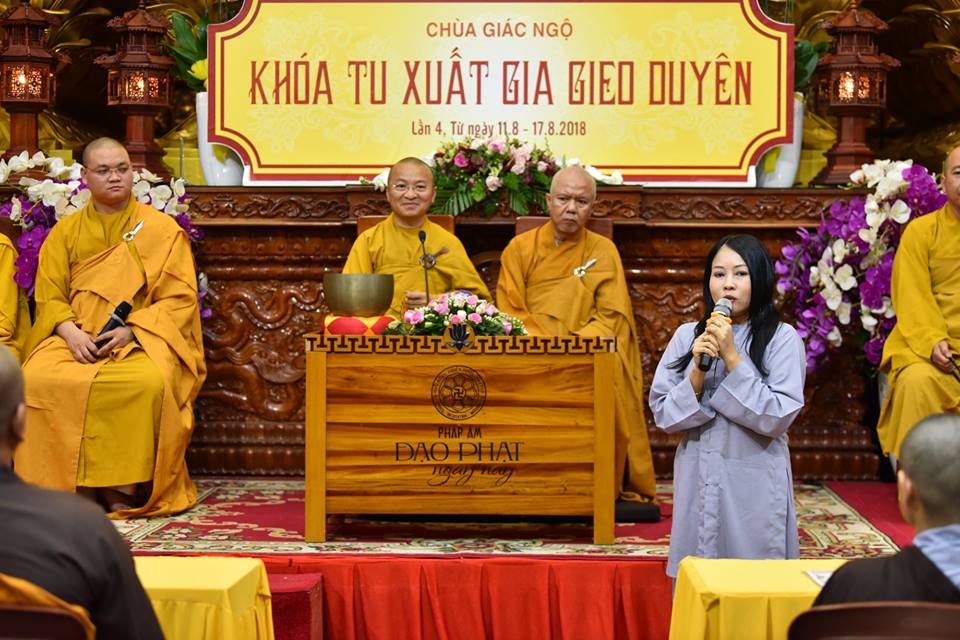 NGÀY TU HỌC CUỐI CÙNG &amp; LỄ BẾ MẠC KHÓA TU “XUẤT GIA GIEO DUYÊN” 4 DIỄN RA TỐT ĐẸP
