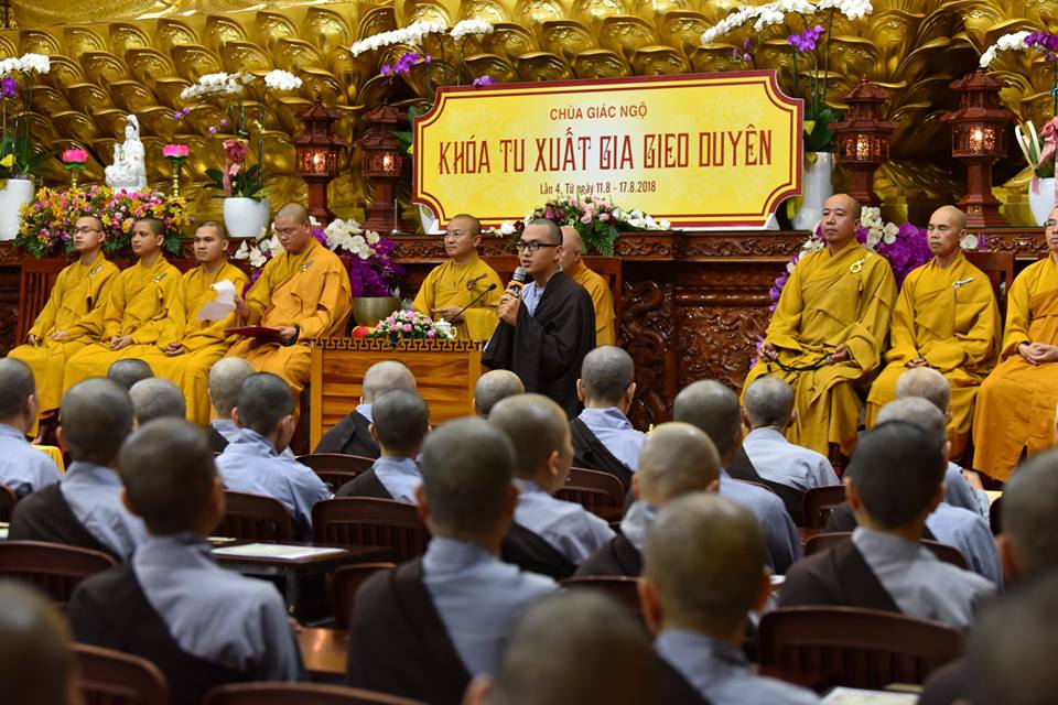 NGÀY TU HỌC CUỐI CÙNG &amp; LỄ BẾ MẠC KHÓA TU “XUẤT GIA GIEO DUYÊN” 4 DIỄN RA TỐT ĐẸP