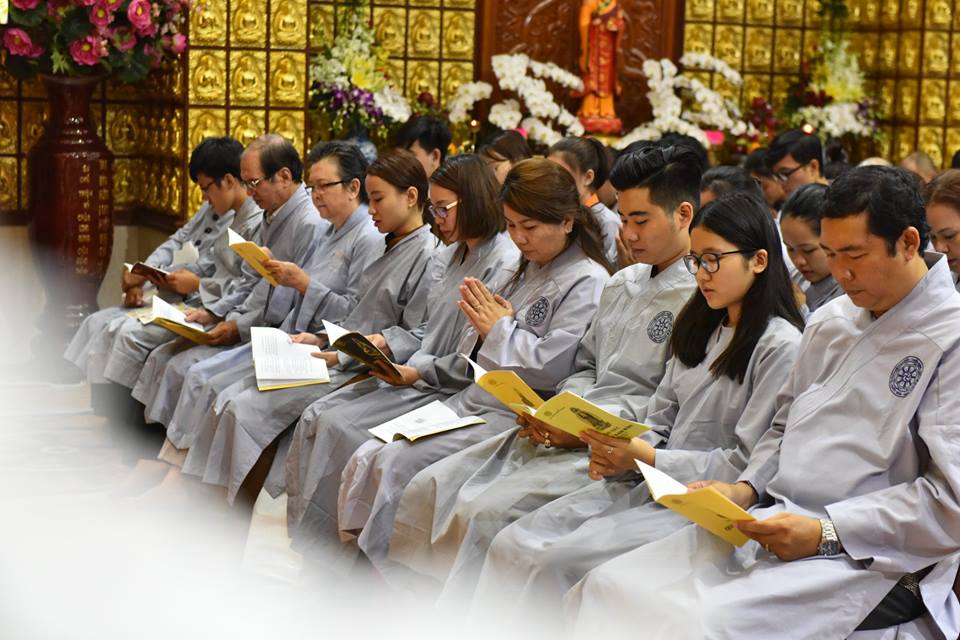 LỄ QUY Y TAM BẢO NHÂN MÙA VU-LAN 2018 TẠI CHÙA GIÁC NGỘ