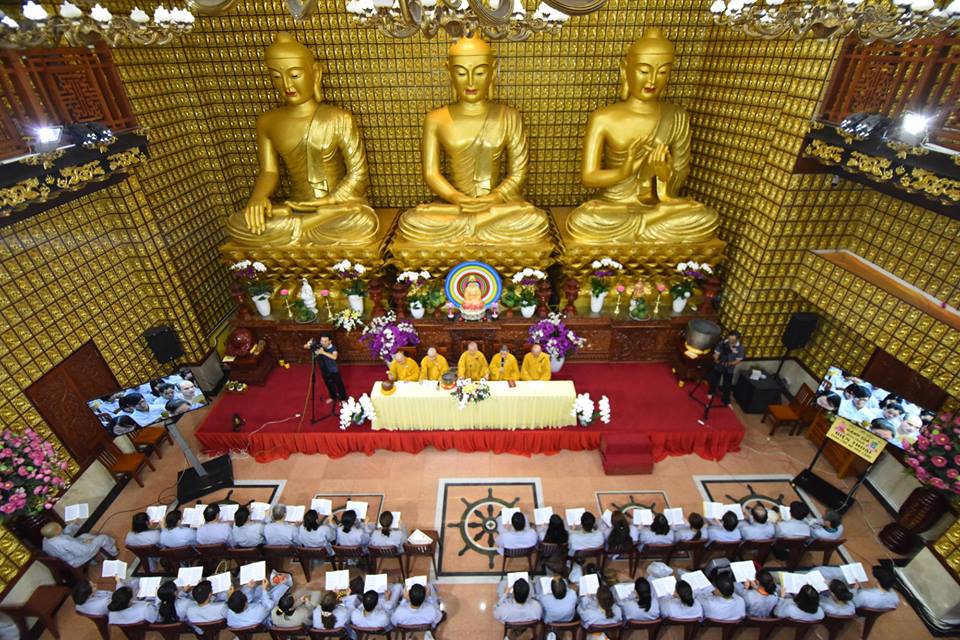 LỄ QUY Y TAM BẢO NHÂN MÙA VU-LAN 2018 TẠI CHÙA GIÁC NGỘ