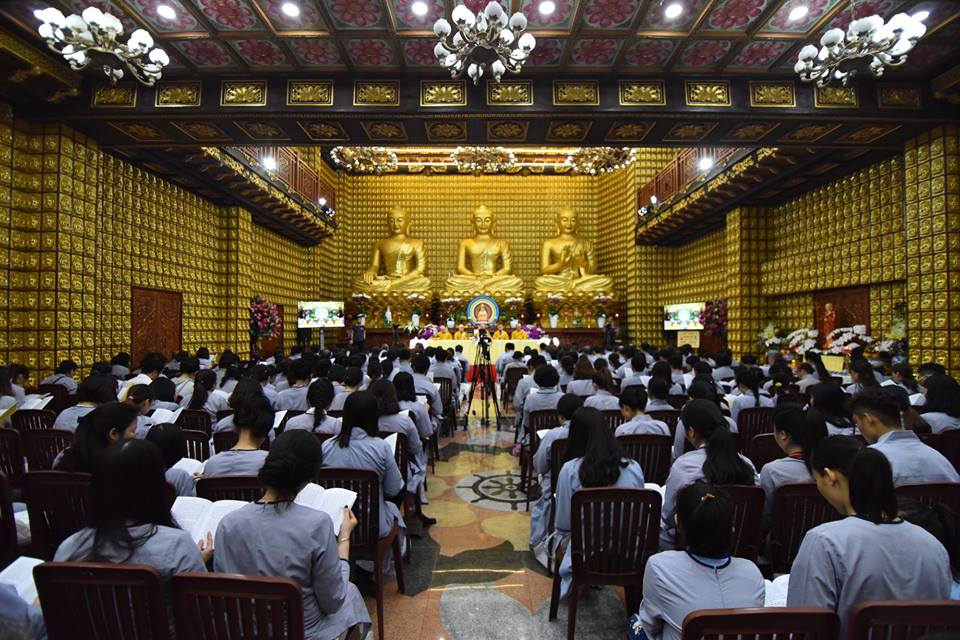 LỄ QUY Y TAM BẢO NHÂN MÙA VU-LAN 2018 TẠI CHÙA GIÁC NGỘ