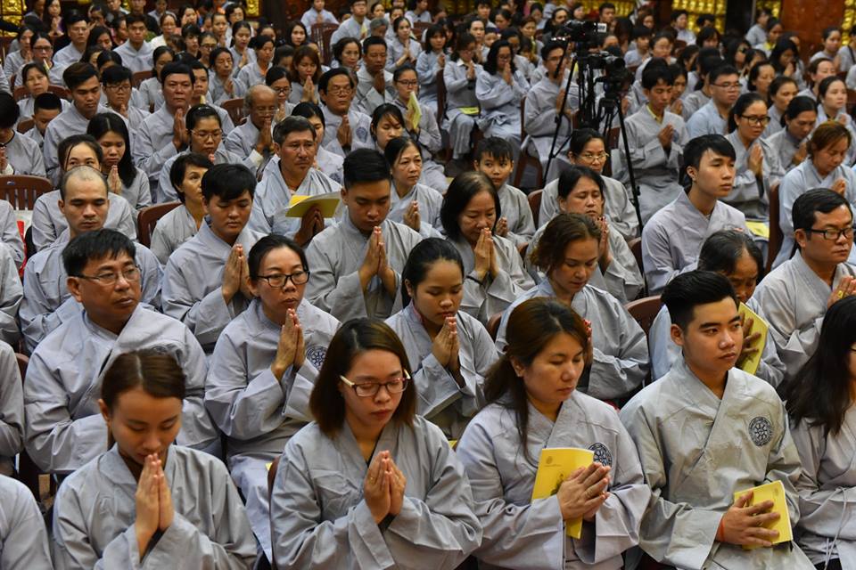 LỄ QUY Y TAM BẢO NHÂN MÙA VU-LAN 2018 TẠI CHÙA GIÁC NGỘ