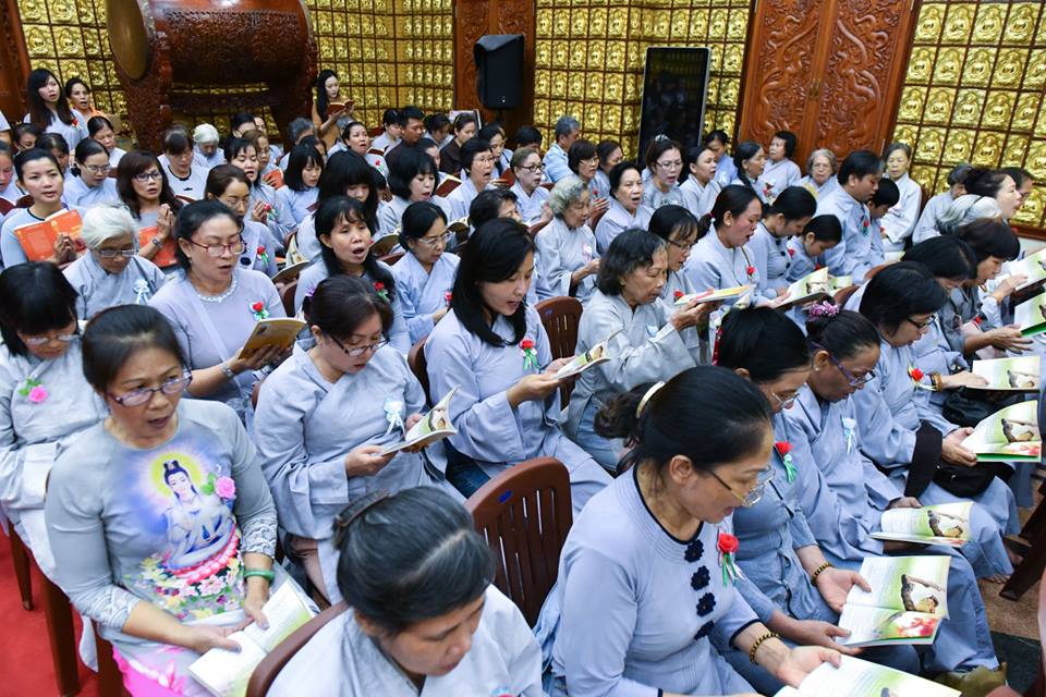Đại lễ Vu Lan và cúng dường pháp y chùa Giác Ngộ (24-08-2018)
