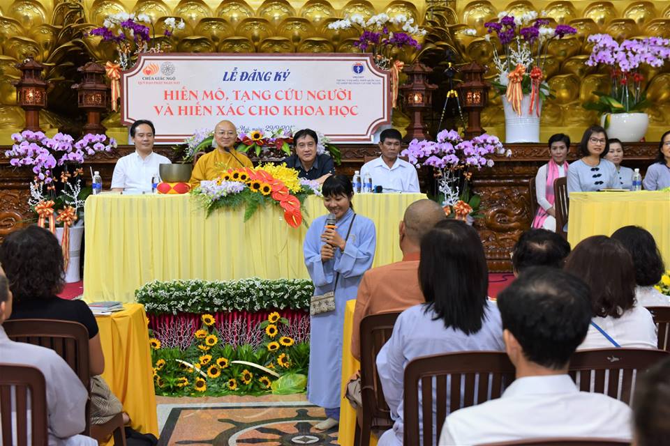 Lễ đăng ký hiến mô,tạng,cứu người và hiến xác cho khoa học năm 2018 (29/09/2018)