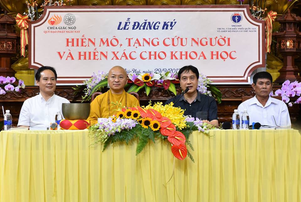 Lễ đăng ký hiến mô,tạng,cứu người và hiến xác cho khoa học năm 2018 (29/09/2018)