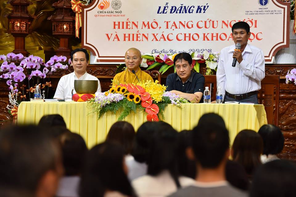 Lễ đăng ký hiến mô,tạng,cứu người và hiến xác cho khoa học năm 2018 (29/09/2018)